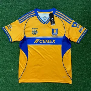 Camisa Tigres Home I 25/26 - Amarela - Torcedor M...