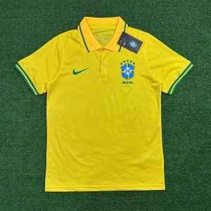 Camisa Gola Polo Brasil 21/22 - Amarelo - torcedor...