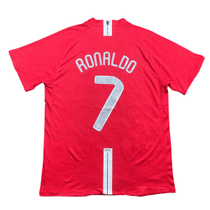 Camisa Retrô Manchester United Home I Cristiano Ronaldo 7 - 2007/08