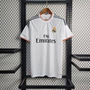 Camisa Retrô Real Madrid 13/14 Home - Branco/Cinza...