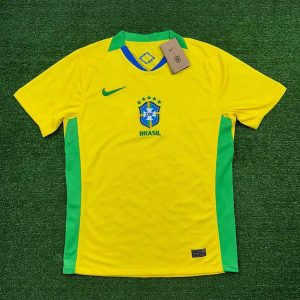Camisa Seleção Brasil 25/26 - Amarela - Torcedor Masculina (Com estrelas)