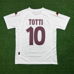 Camisa RetrÔ Roma Away II 2000/01 - TOTTI #10 – Br...