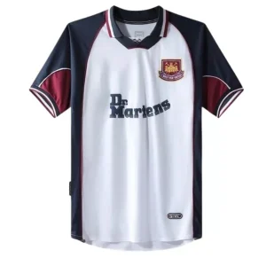 Camisa West Ham United Away II 99/01 – Branca e Az...
