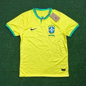 Camisa Seleção Brasil Copa do Mundo de 2022 - Torcedor Masculina Amarela