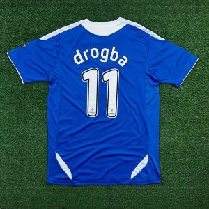Camisa Retrô Chelsea Home I 11/12 - Drogba #11 - Azul - Torcedor Masculina