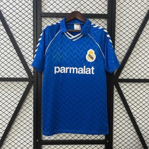 Camisa Retrô Real Madrid Home I 1988 - Azul - Masc...