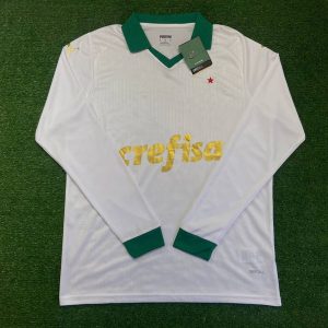 Camisa Palmeiras AWAY II 24/25 Manga Longa - Branc...