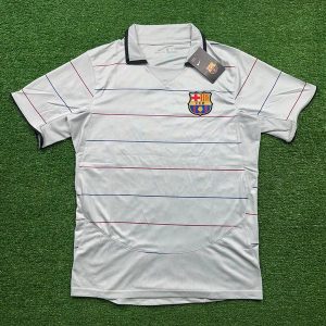 Camisa RetrÔ Barcelona Away II 2003/04 - Cinza