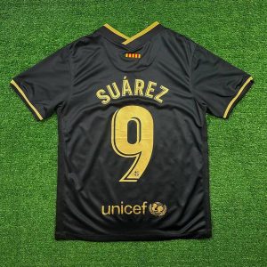 Camisa Retrô Barcelona Away II 20/21 - Suárez #9 -...