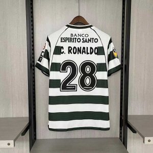 Camisa Retrô Sporting Portugal Cristiano Ronaldo 2...