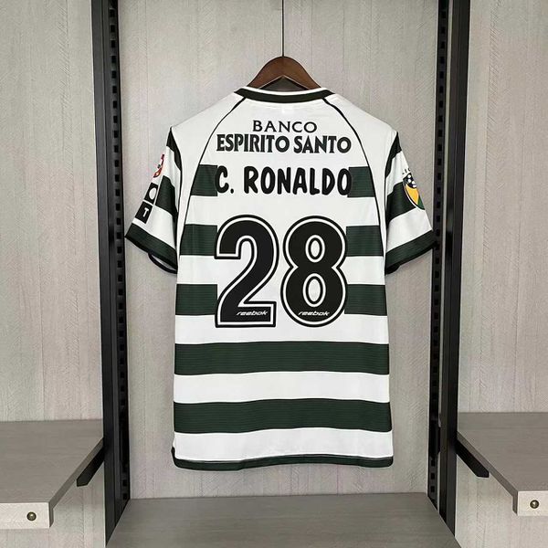 Camisa Retrô Sporting Portugal Cristiano Ronaldo 2...