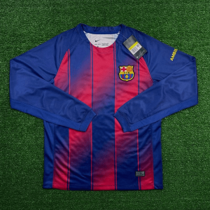 Camisa Barcelona Home I 25/26 - Azul e Grená - Tor...