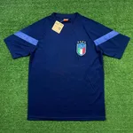 Camisa Itália 22/23 - Escudo Dourado - Azul Marinho