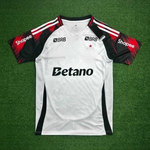 Camisa Flamengo Away 25/26 - Patrocínios - Branca ...