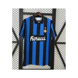 Camisa Retrô Inter de Milão Home I 92/93 - Azul/Pr...