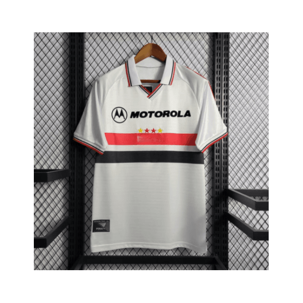 Camisa São Paulo Home I 1999 - Retrô - MOTOROLA