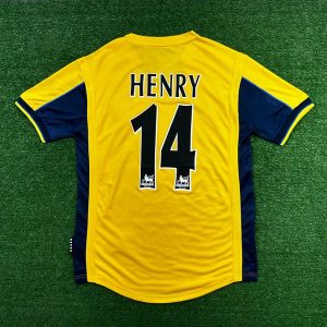 Camisa Retrô Arsenal 1999 Away – Henry #14 – Amare...