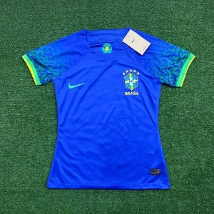Copa do Mundo de 2022 do Brasil - Feminina Azul - ...