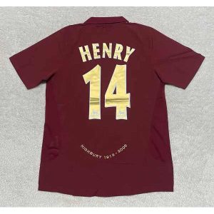 Camisa Retrô Arsenal Home I 05/06 - Henry #14 - Vi...