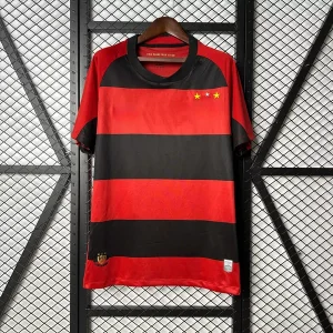 Camisa Recife Home I 25/26 - Vermelha e Preta - Torcedor Masculina